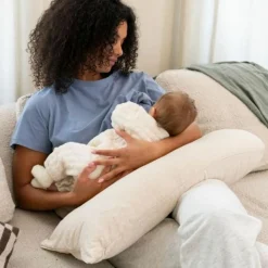 Coussin de grossesse 2 en 1 Maxxy Flowers Sand|Doomoo Discount