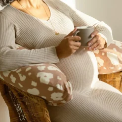 Outlet Béaba Coussin de grossesse Big Flopsy™ Jersey de coton imprimé Savannah Bloom
