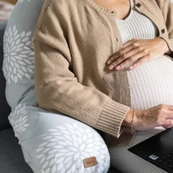 Coussin de grossesse Big Flopsy™ Jersey de coton imprimé Flower|Béaba Outlet