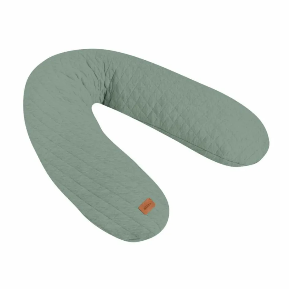 Coussin de grossesse Big Flopsy Fleur de coton vert sauge|Béaba Clearance