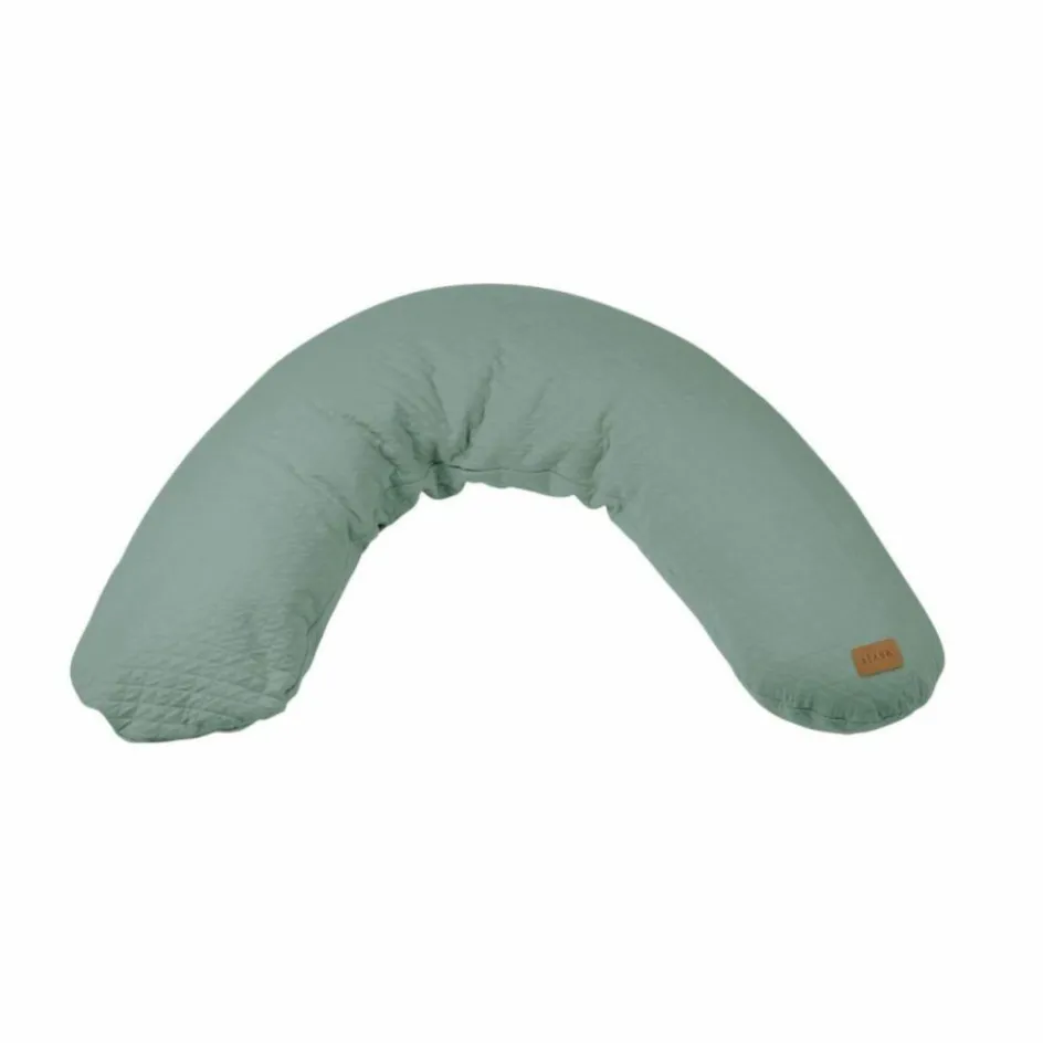 Coussin de grossesse Big Flopsy Fleur de coton vert sauge|Béaba Clearance