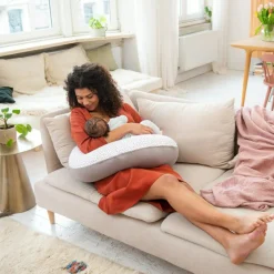 Coussin de grossesse Buddy risotto taupe|Doomoo Best