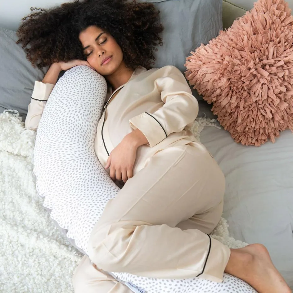 Coussin de grossesse Buddy risotto taupe|Doomoo Best