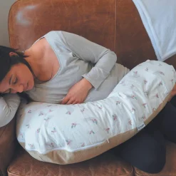 Online Tinéo Coussin de grossesse Multirelax éponge microfibre noisette
