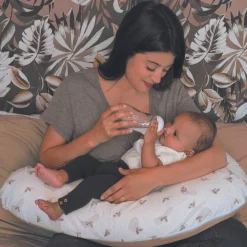 Online Tinéo Coussin de grossesse Multirelax éponge microfibre noisette