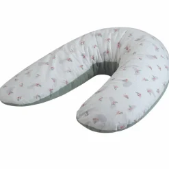 Coussin de grossesse éponge microfibre vert sauge|Tinéo Sale