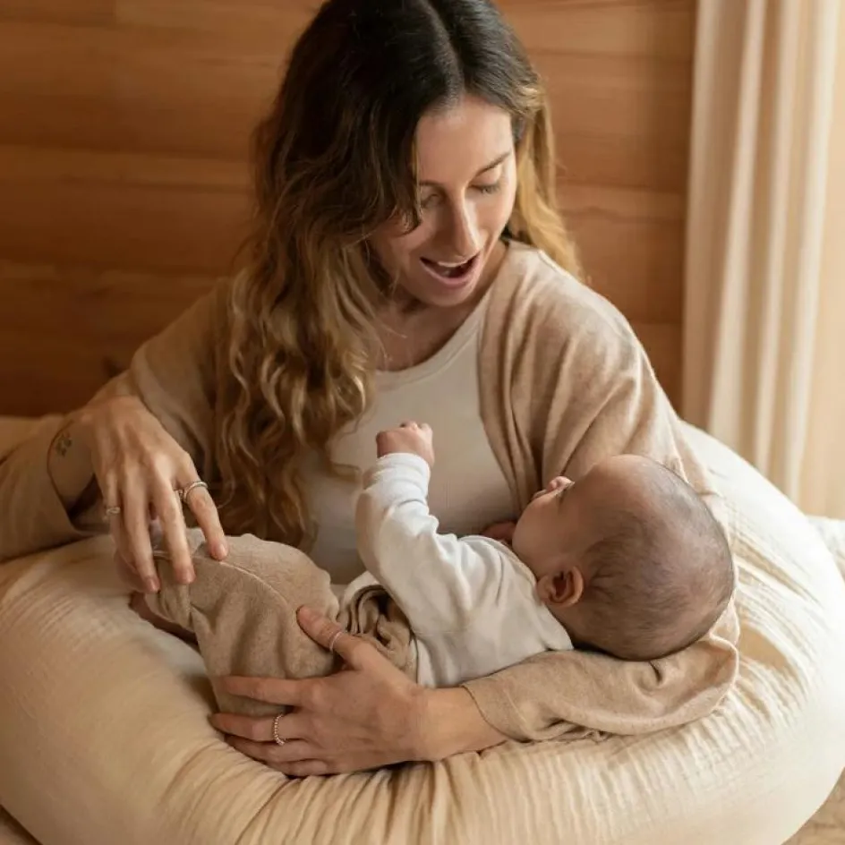 Coussin de grossesse Wabi sabi Ginger (225 x 35 cm)|Nobodinoz Best