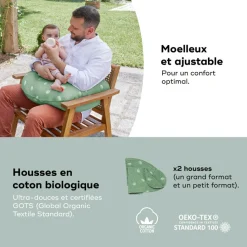 Clearance Doomoo Coussin de maternité B.Love 2 en 1 Wind Vert