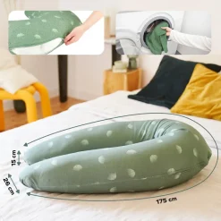 Clearance Doomoo Coussin de maternité B.Love 2 en 1 Wind Vert