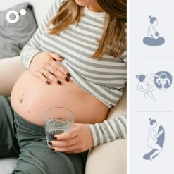 Doomoo Coussin de maternité Buddy Corduroy Sand