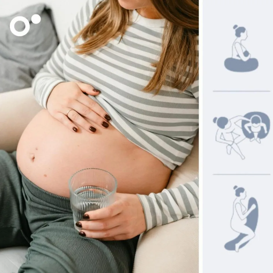 Doomoo Coussin de maternité Buddy Corduroy Sand