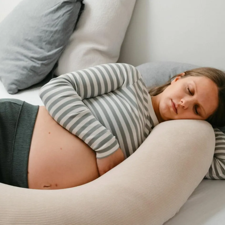 Doomoo Coussin de maternité Buddy Corduroy Sand