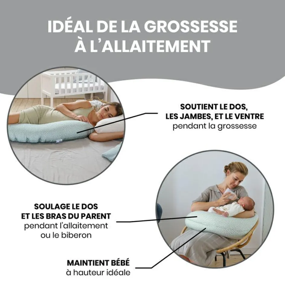 Sale Doomoo Coussin de maternité Buddy Cloudy kaki