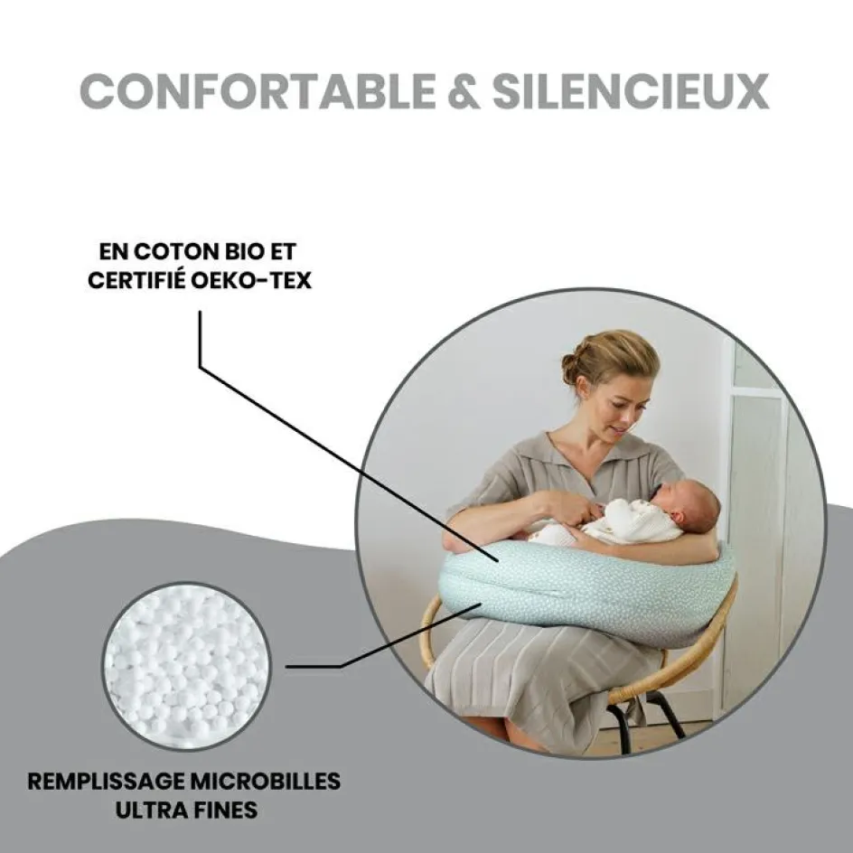 Sale Doomoo Coussin de maternité Buddy Cloudy kaki