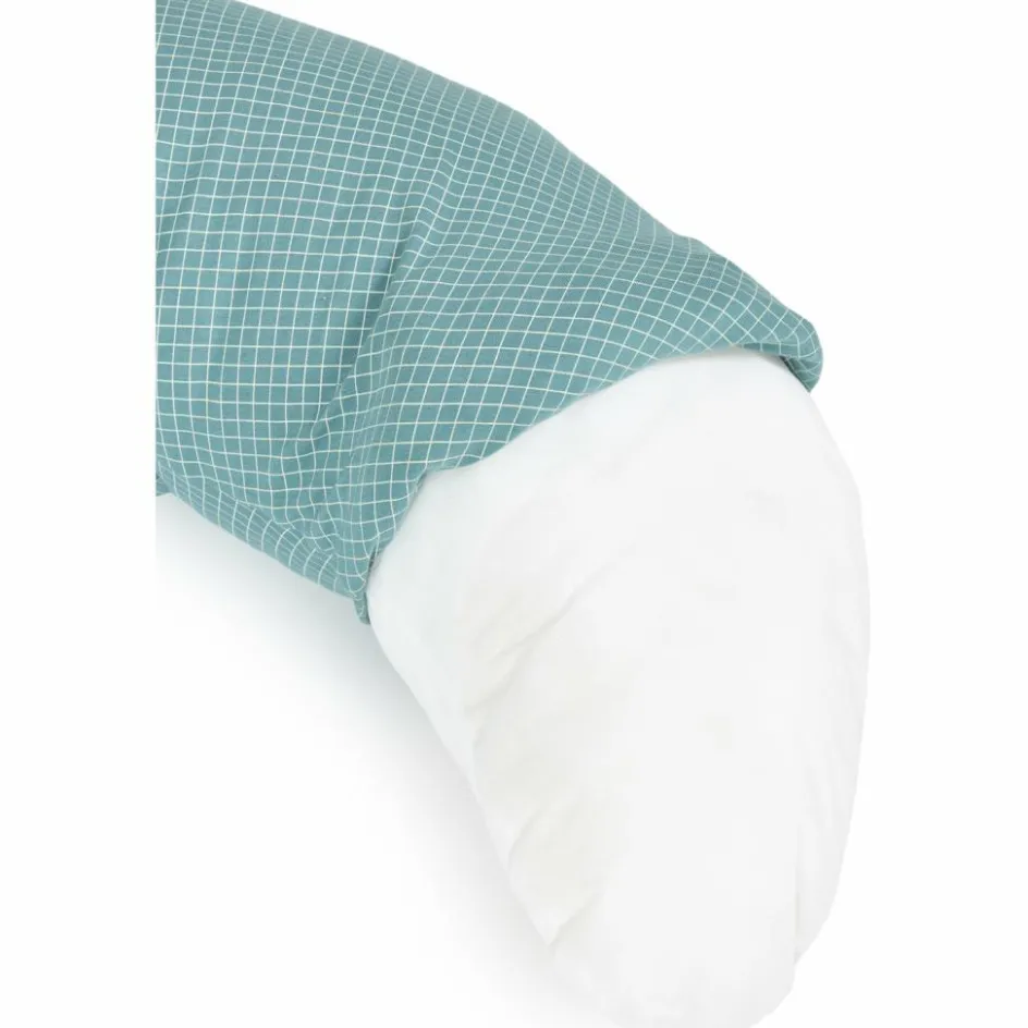 Sale Nobodinoz Coussin de maternité Stories Édition limitée Teal cream grid