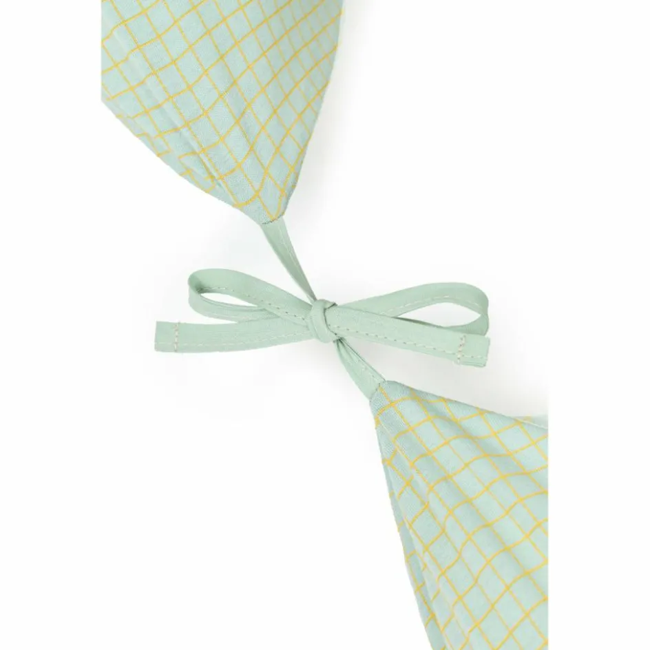 Coussin de maternité Stories Édition limitée Green lemon grid|Nobodinoz Discount