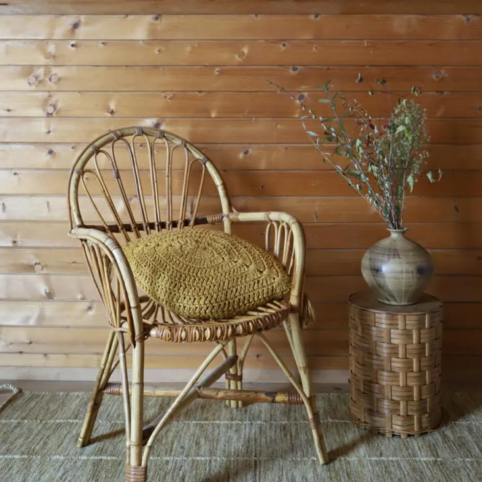 Outlet Nattiot Coussin Plume jaune (30 x 50 cm)