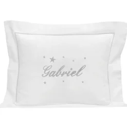 Coussin étoile gris personnalisable (40 x 50 cm)|ANVIE Sale