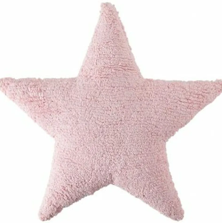 Lorena Canals Coussin étoile rose (50 x 50 cm)