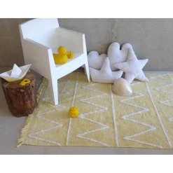 Lorena Canals Coussin étoile rose (50 x 50 cm)