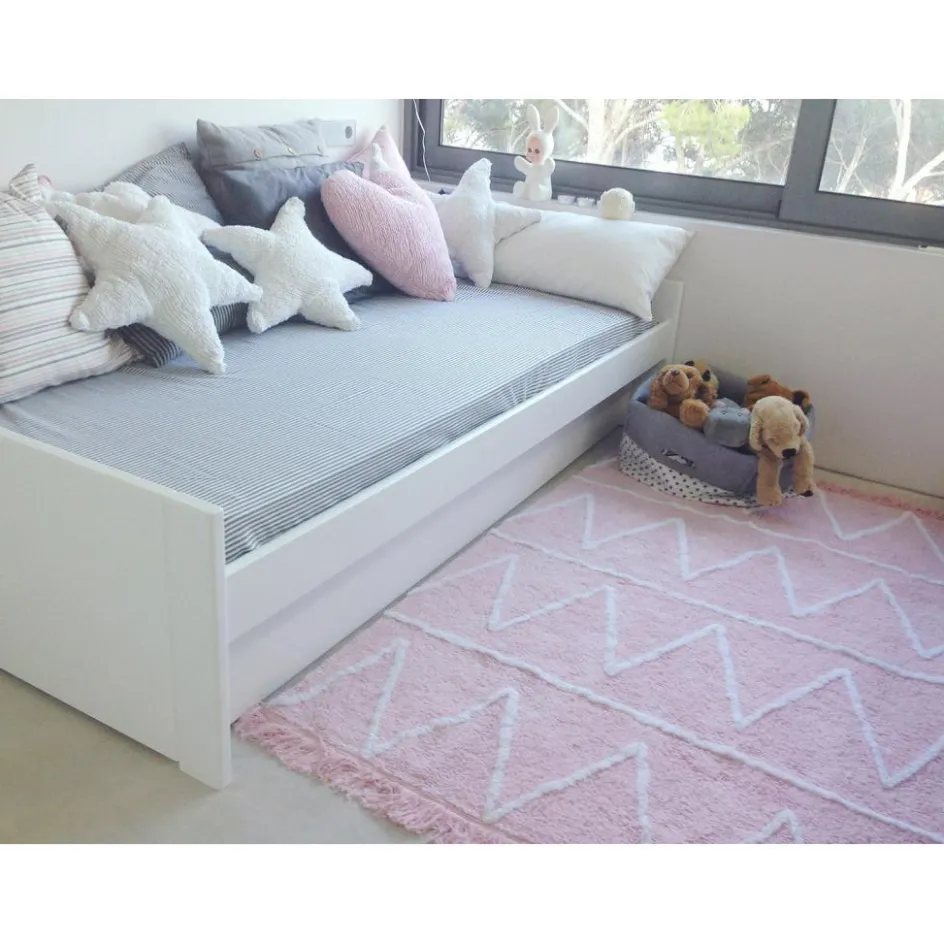 Lorena Canals Coussin étoile rose (50 x 50 cm)