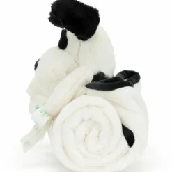 Couverture bébé Bashful Chien noir et crème (70 cm)|Jellycat Online