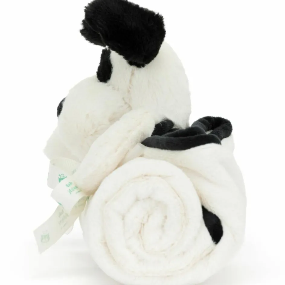 Couverture bébé Bashful Chien noir et crème (70 cm)|Jellycat Online