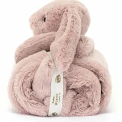 Couverture bébé Bashful Lapin Luxe Rosa (70 cm)|Jellycat New