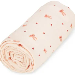 Couverture bébé en mousseline Bows (100 x 100 cm)|Cam Cam Copenhagen New