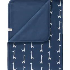 Best Fresk Couverture bébé Girafe bleu indigo (80 x 100 cm)