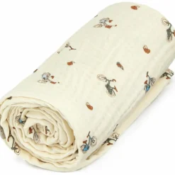 Hot Cam Cam Copenhagen Couverture bébé mousseline Bicycles (100 x 100 cm)