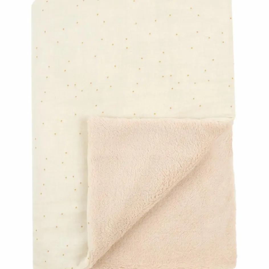 Couverture d'hiver en mousseline double Wabi-sabi Natural sweet dots|Nobodinoz Outlet