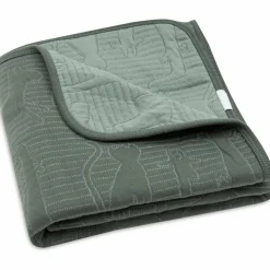 Couverture en coton Jungle Jambo Ash Green-Laurel (75 x 100 cm)|Jollein New