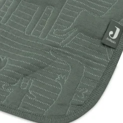 Couverture en coton Jungle Jambo Ash Green-Laurel (75 x 100 cm)|Jollein New