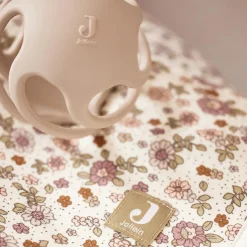 Couverture en coton Retro Flowers (75 x 100 cm)|Jollein Sale