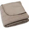 Best Jollein Couverture en jersey Velvet Rib Milky Coffee (75 x 100 cm)