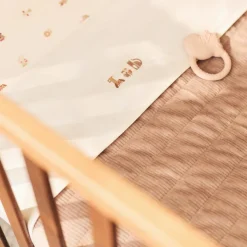 Best Jollein Couverture en jersey Velvet Rib Milky Coffee (75 x 100 cm)