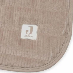 Best Jollein Couverture en jersey Velvet Rib Milky Coffee (75 x 100 cm)