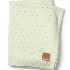 Couverture en Pointelle Gelato Green|Elodie Details Hot