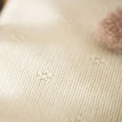 Clearance Jollein Couverture en polaire Cosy Knit Ivory (100 x 150 cm)
