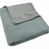 Clearance Jollein Couverture en polaire Cosy Knit Sea Green (100 x 150 cm)
