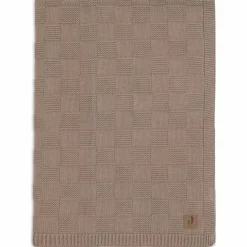 Sale Jollein Couverture en tricot Box Knit Milky Coffee (75 x 100 cm)