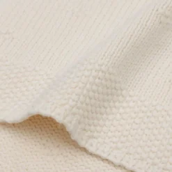 Sale Jollein Couverture en tricot Cosy Knit Ivory (100 x 150 cm)