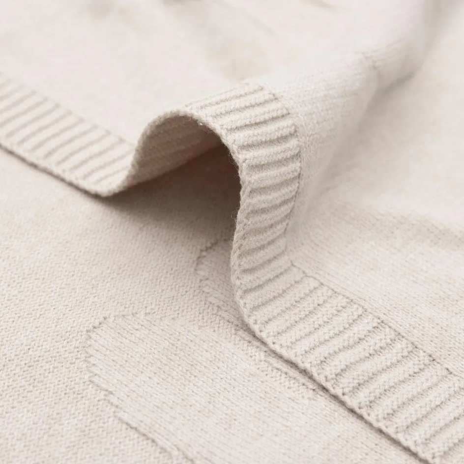 Sale Jollein Couverture en tricot Miffy Nougat (75 x 100 cm)