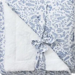 Couverture Luxe forêt et microfibre blanc (70 x 100 cm)|BB & Co Discount