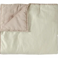 Couverture matelassée Faro Rayé Tilleul (100 x 140 cm)|Kadolis Sale