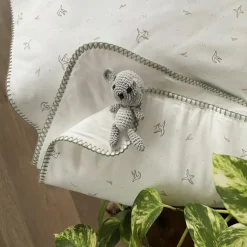 Couverture matelassée l'Envolée Cyprès (75 x 100 cm)|Kadolis Sale