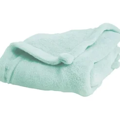 Couverture microfibre Microlon vert d'eau (75 x 100 cm)|Domiva