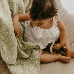 Hot Zakuw Couverture mi-saison Leaves (75 x 100 cm)