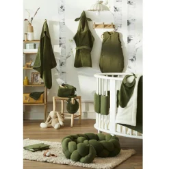 Clearance BB & Co Couverture polaire double gaze de coton Fougère (70 x 100 cm)